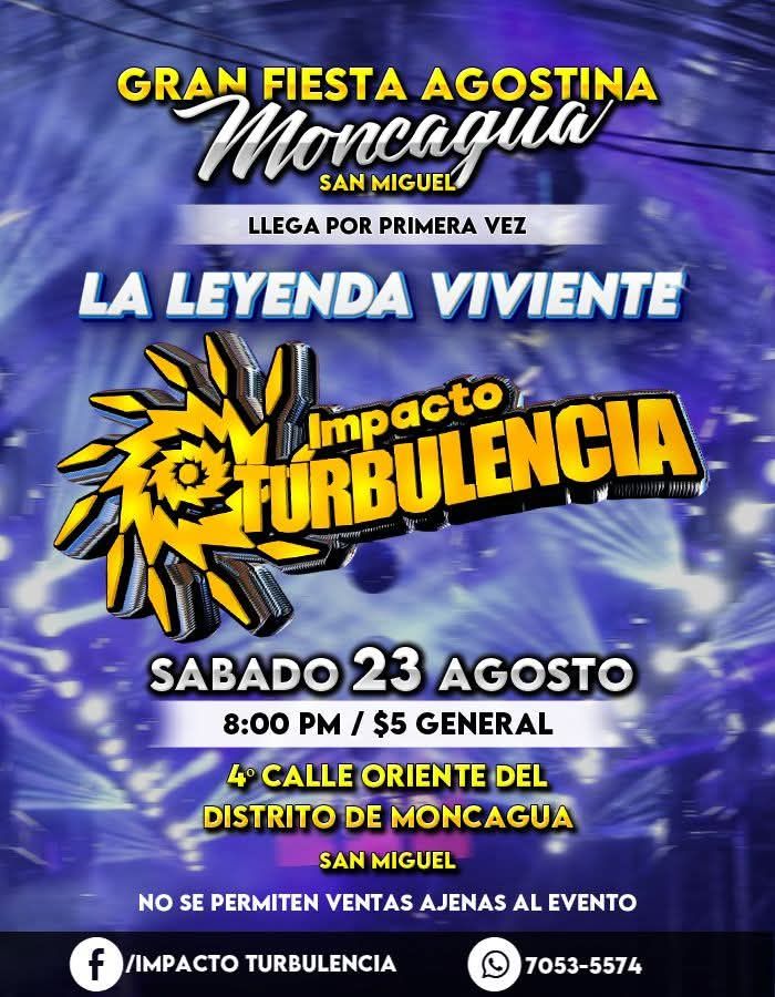 GRAN FIESTA AGOSTINA EN MONCAGUA SAN MIGUEL