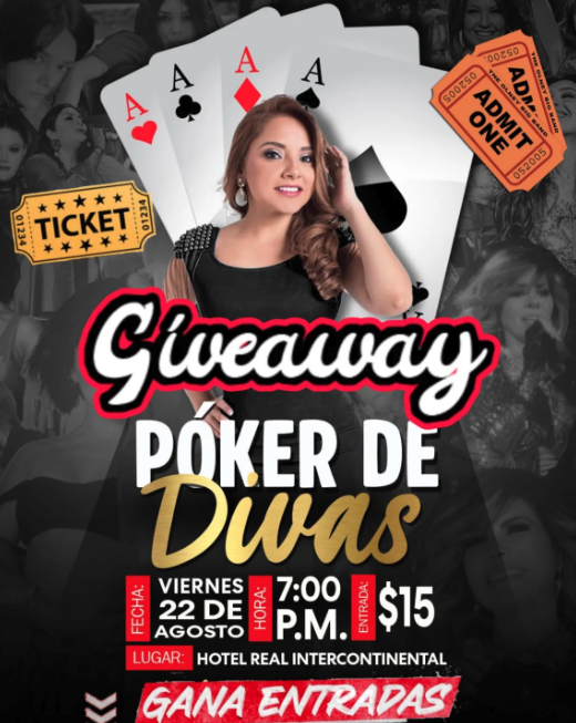 🎉 GIVEAWAY: Póker de Divas ♠️♥️