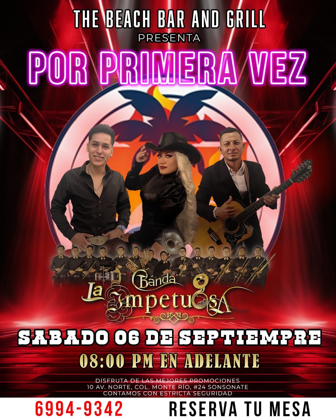 BANDA LA IMPETUOSA EN SONSONATE