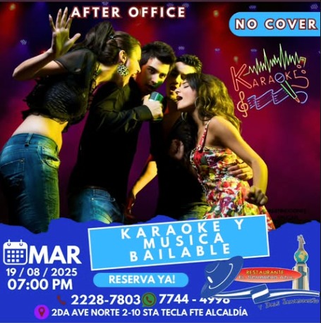 🎤✨ AFTER OFFICE: Karaoke & Baile 🎶🍹