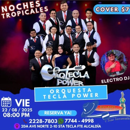 🎶 ¡Noche Tropical con Tecla Power! 🎶