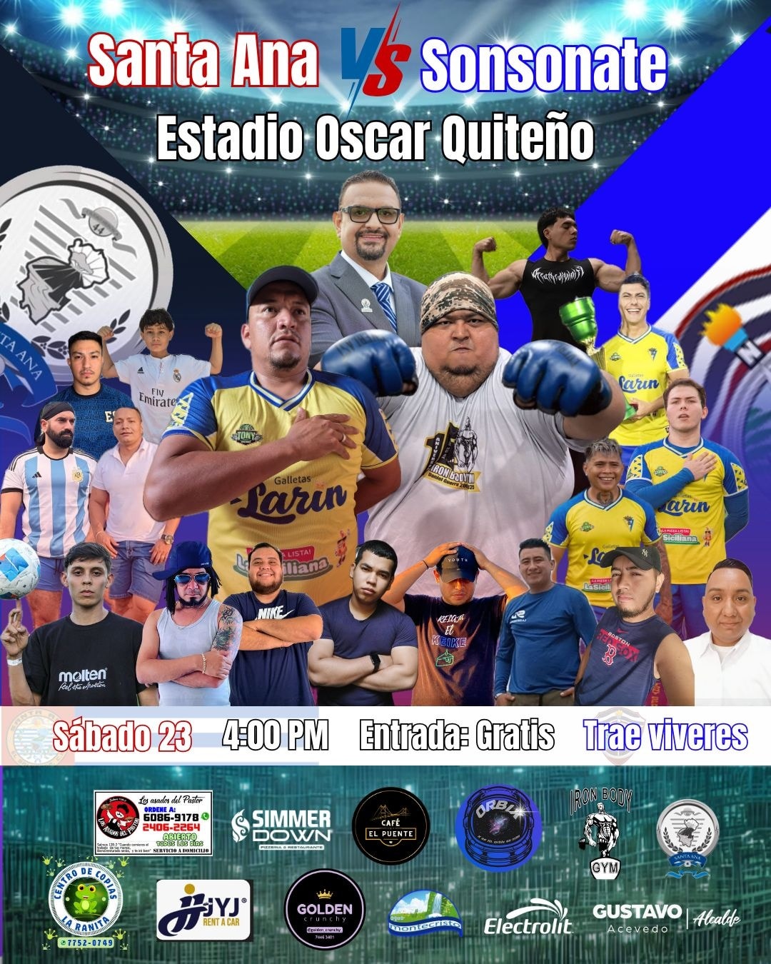 PARTIDO DE CREADORES DE CONTENIDO: SANTA ANA VS SONSONATE