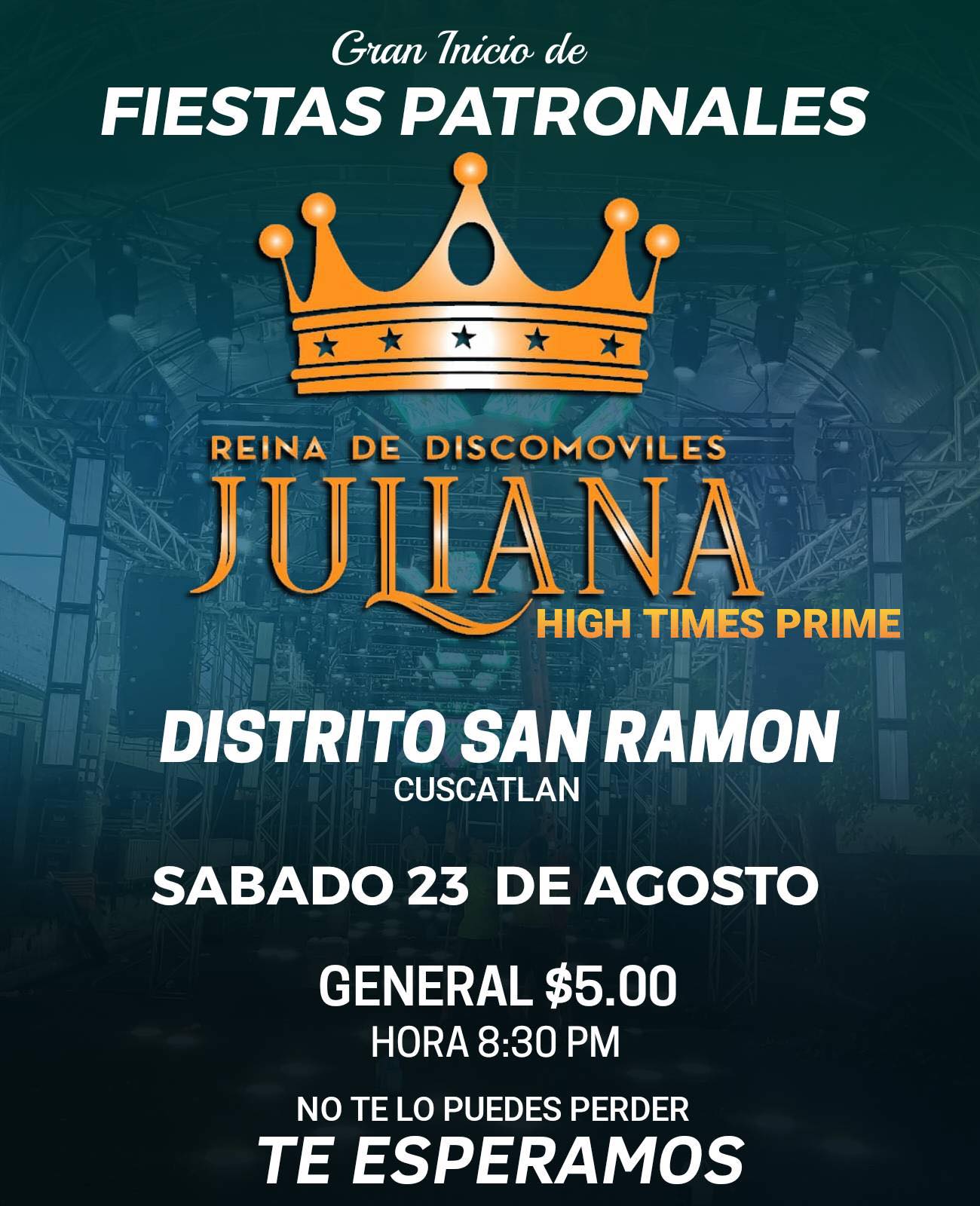 BAILE DE INICIO DE FIESTAS PATRONALES