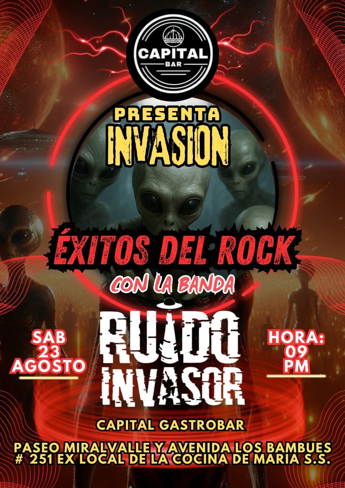 NOCHE DE EXITOS DEL ROCK