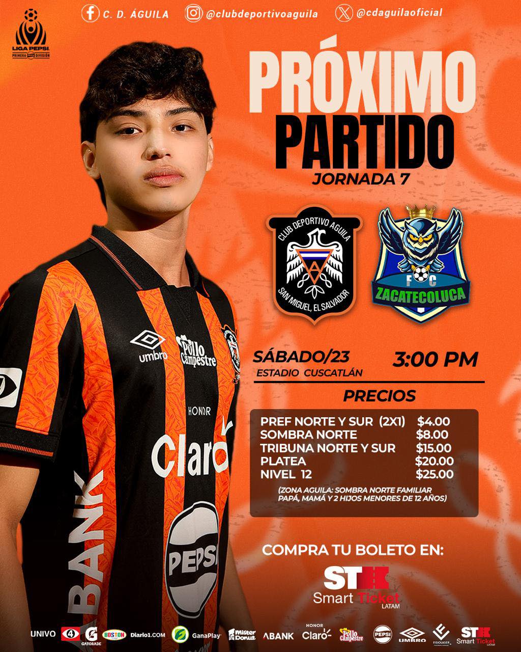  Jornada 7: C.D. Águila 🆚 Zacatecoluca