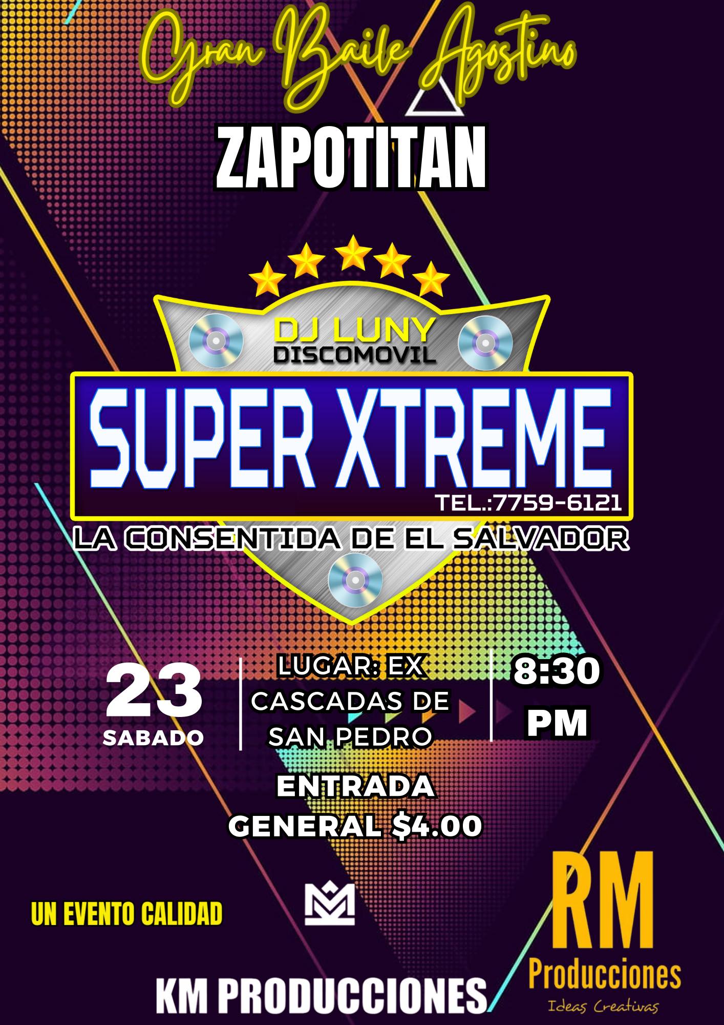 🎉 ¡Gran Baile Agostino en Zapotitán! 🎶