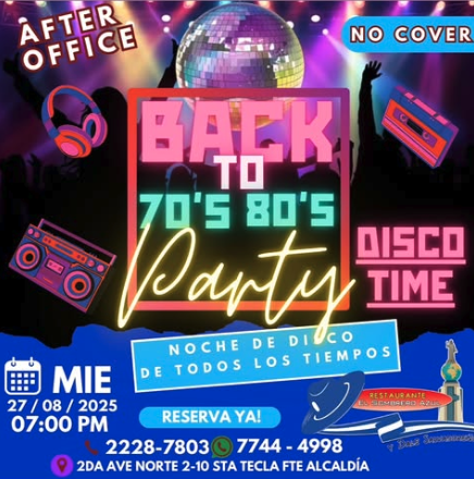 NOCHE DE LOS 70´S & 80´S