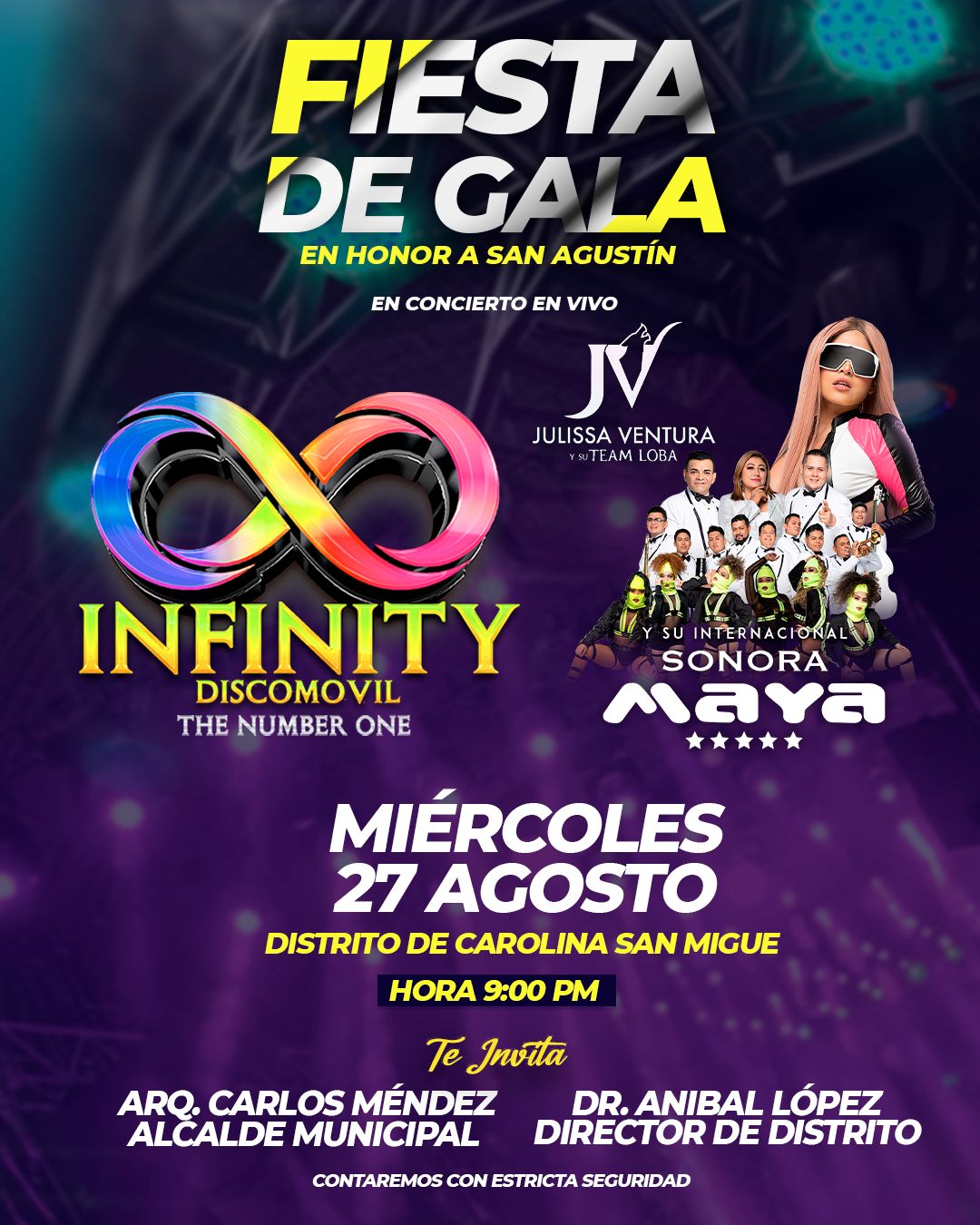 🎉✨ ¡Fiesta de Gala en Honor a San Agustín! ✨🎉 