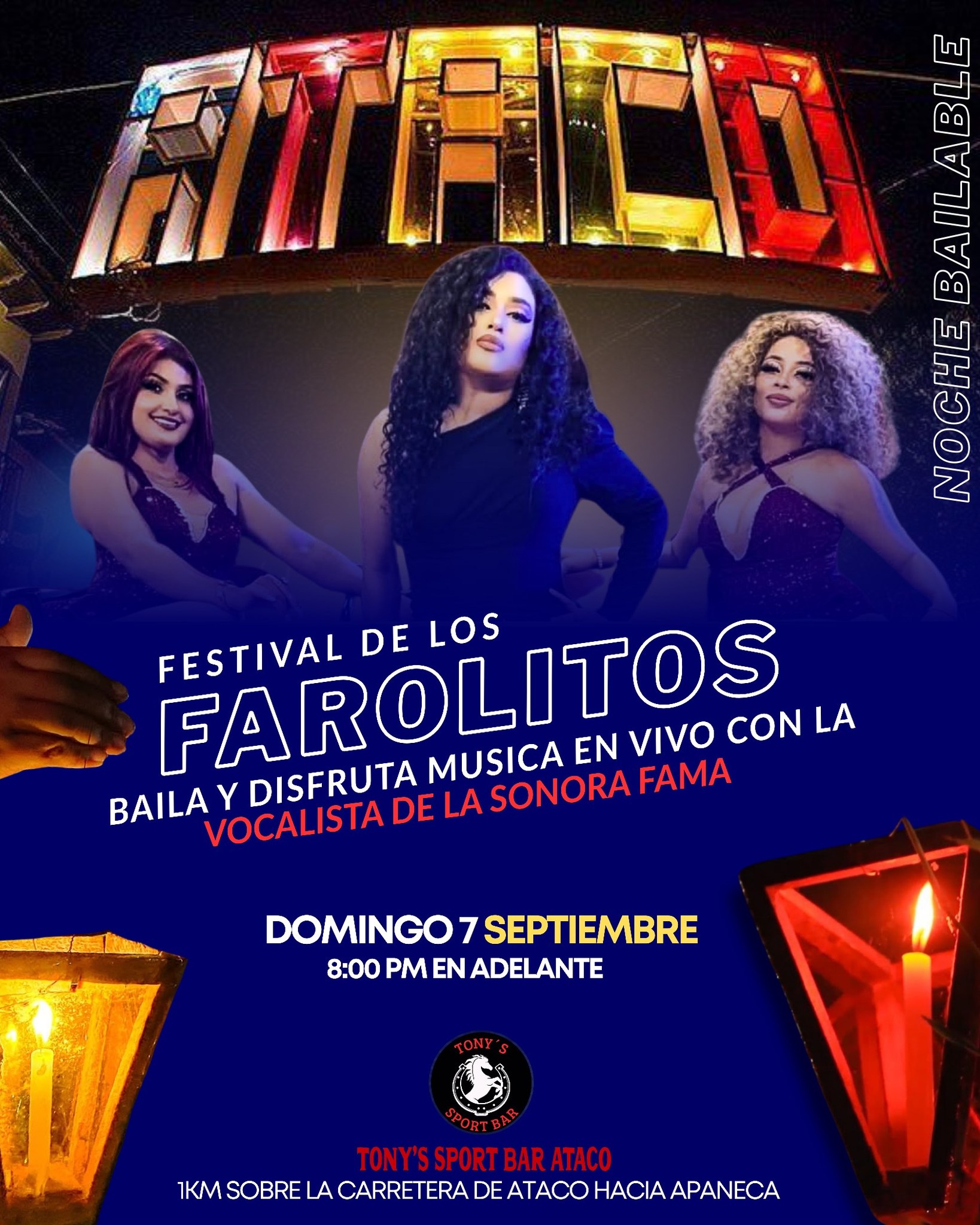 ✨🌌 Festival de los Farolitos 2025 en Tony´s Sport Bar