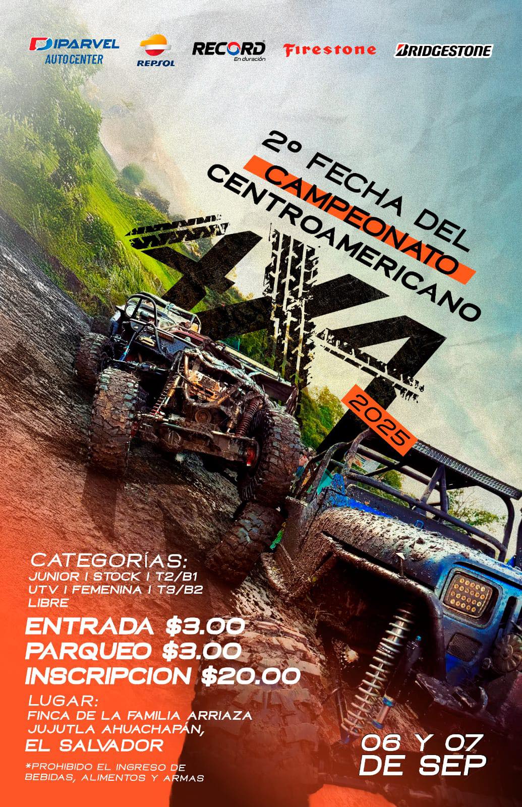 2° Fecha del Campeonato Centroamericano 4x4 - 2025 🏁