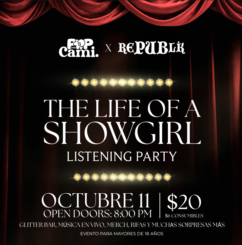 Especial The life of a showgirl «Listening party» 
