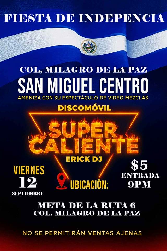 🇸🇻 ¡Fiesta de Independencia! 🎉 