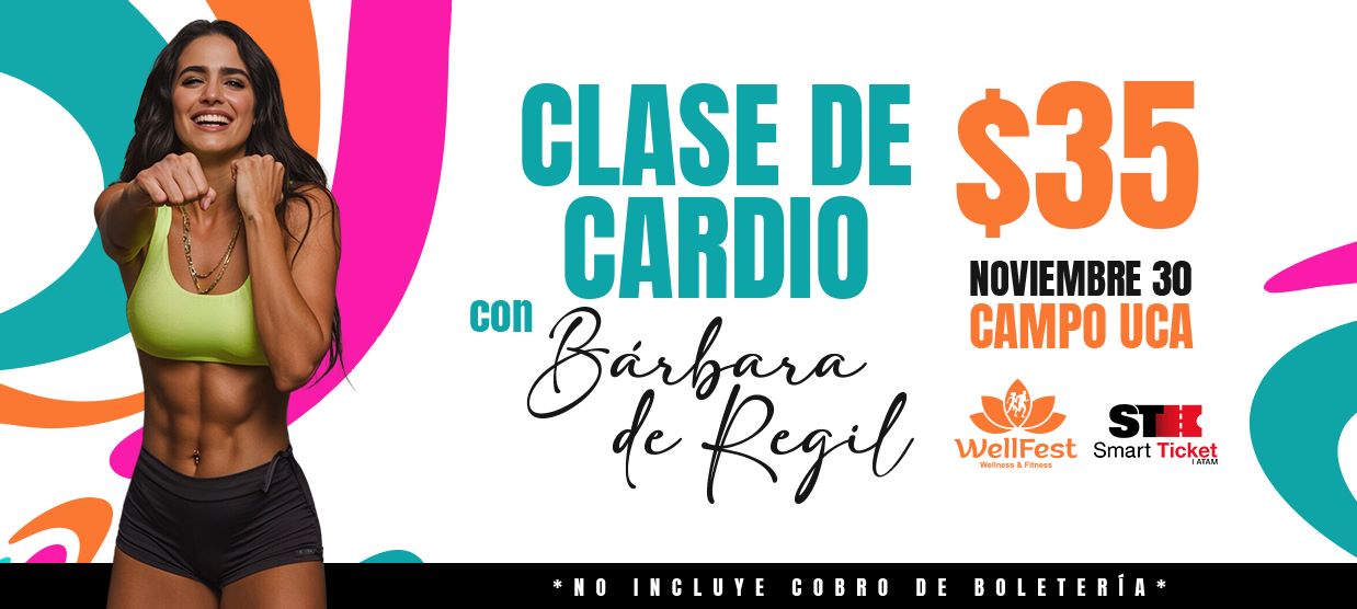 image of Clase De Cardio Con Bárbara De Regil