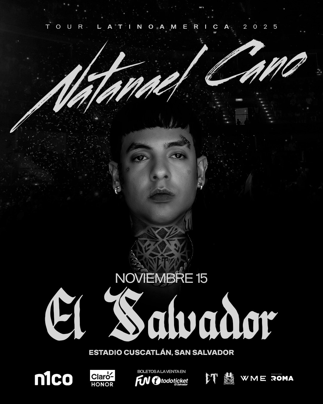 image of Concierto De Natanael Cano En El Salvador 2025
