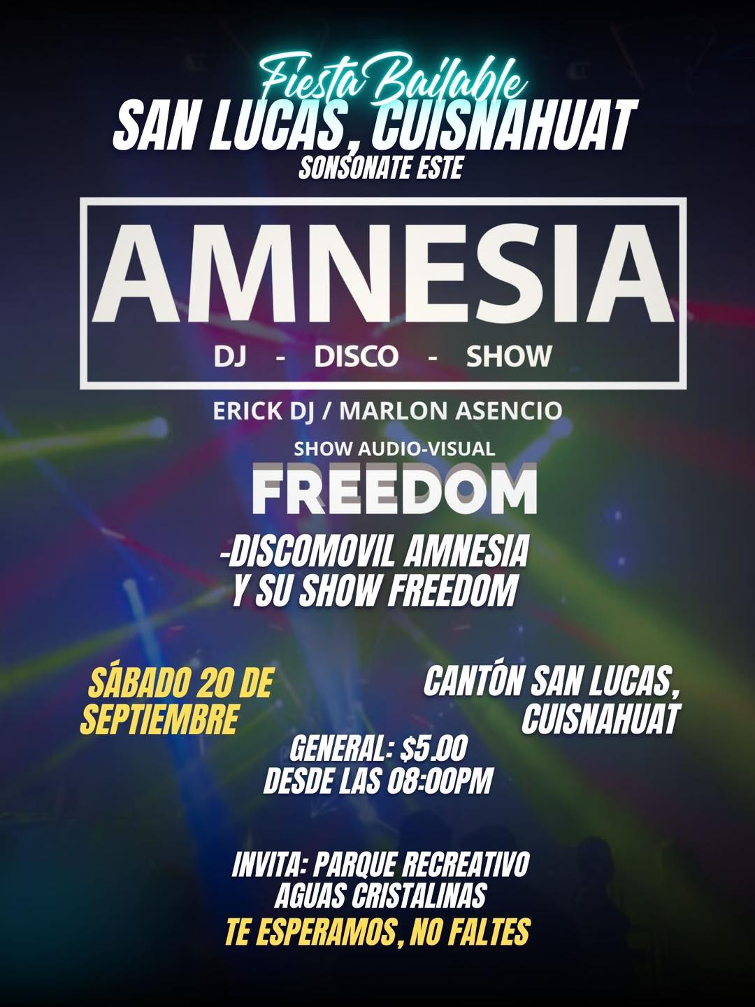 FIESTA BAILABLE EN SAN LUCAS