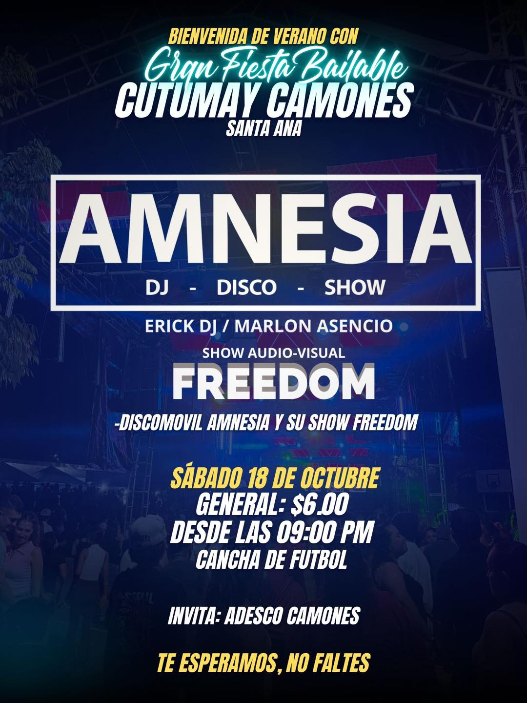 GRAN FIESTA BAILABLE DE VERANO 
