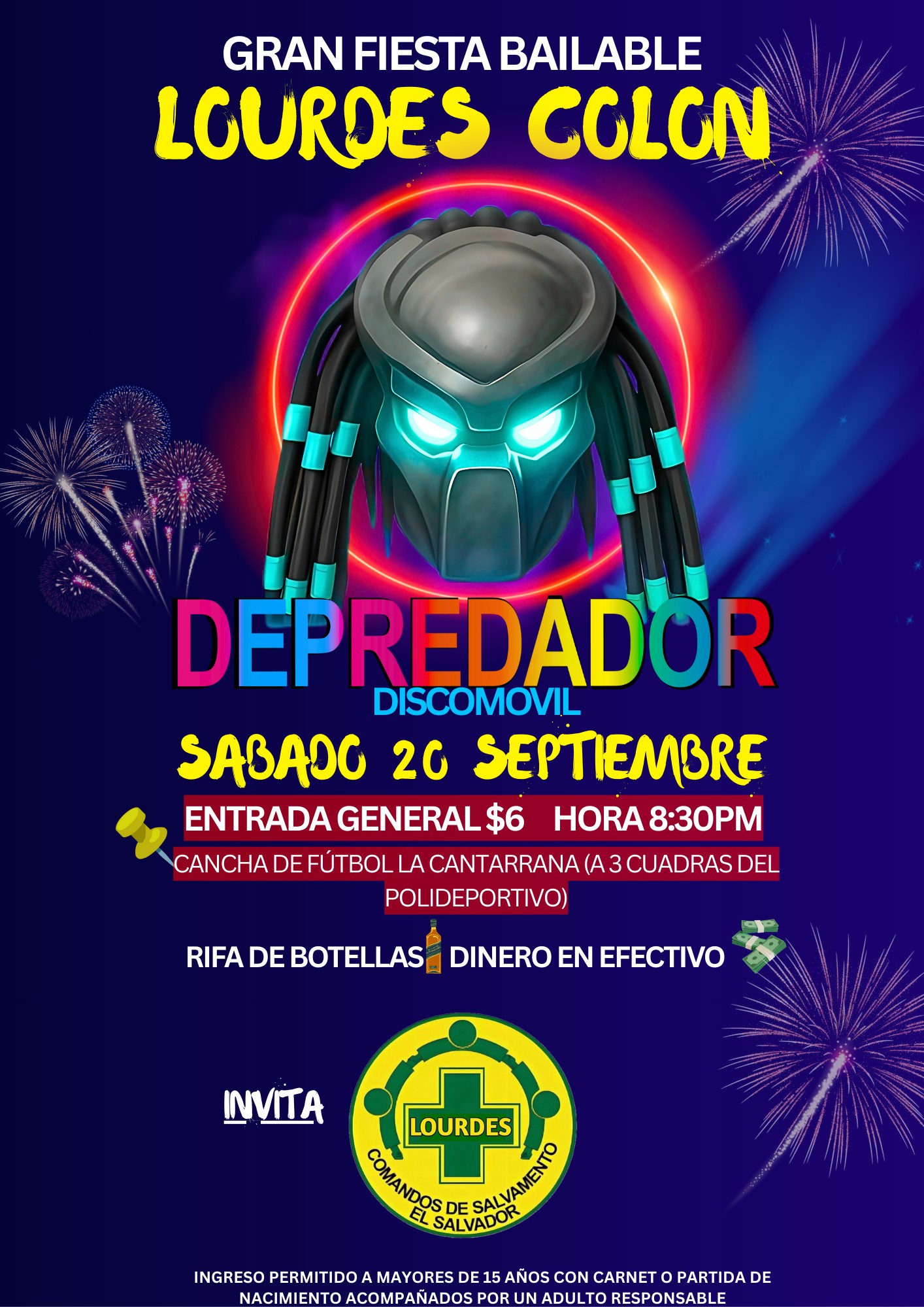 🎉 GRAN FIESTA BAILABLE EN LOURDES COLÓN 🎉