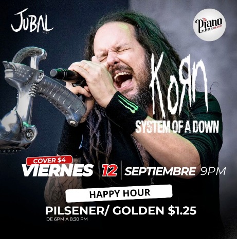 Tributo Korn / System Of A Down a cargo de Jubal