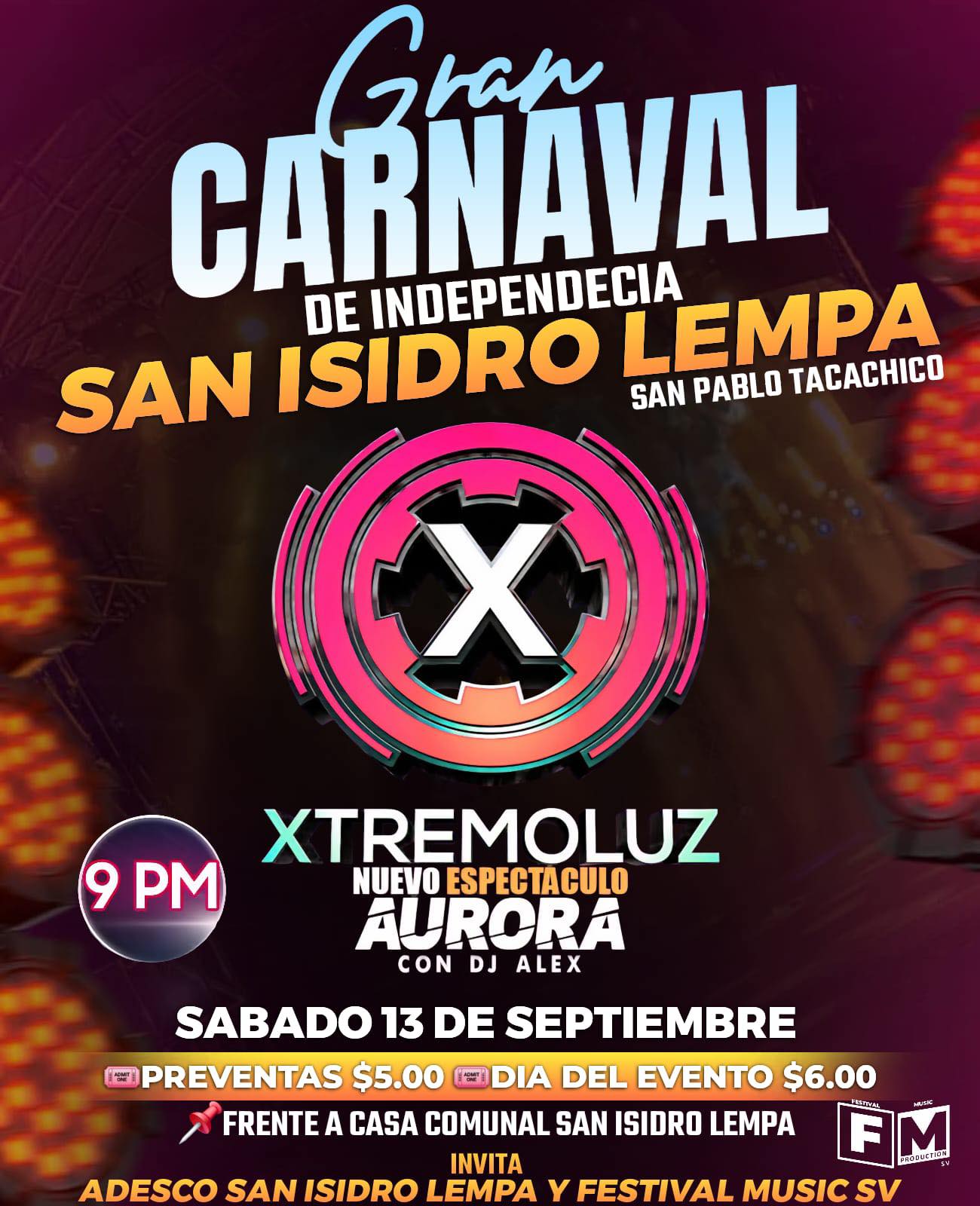 🎉 ¡Gran Carnaval de Independencia! 🇸🇻 