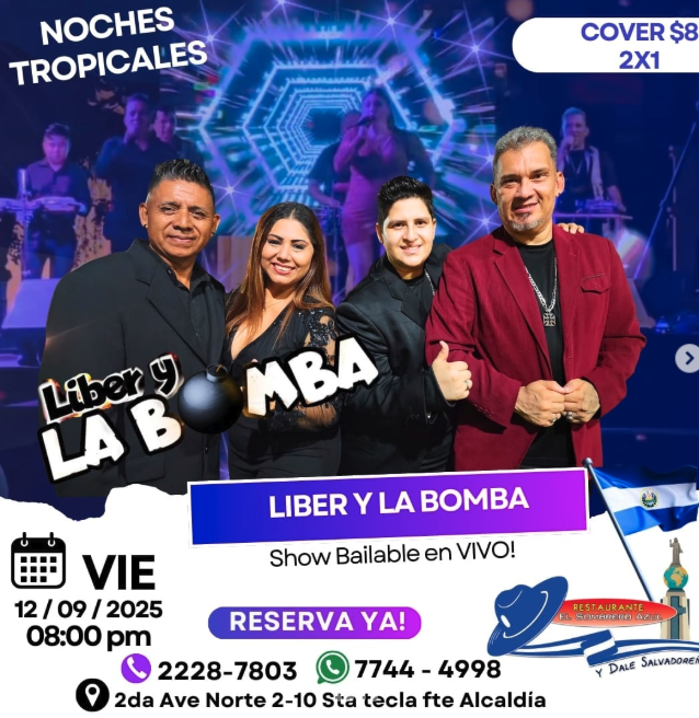 🎶 ¡Noches Tropicales con Liber y La Bomba! 🌴🔥 