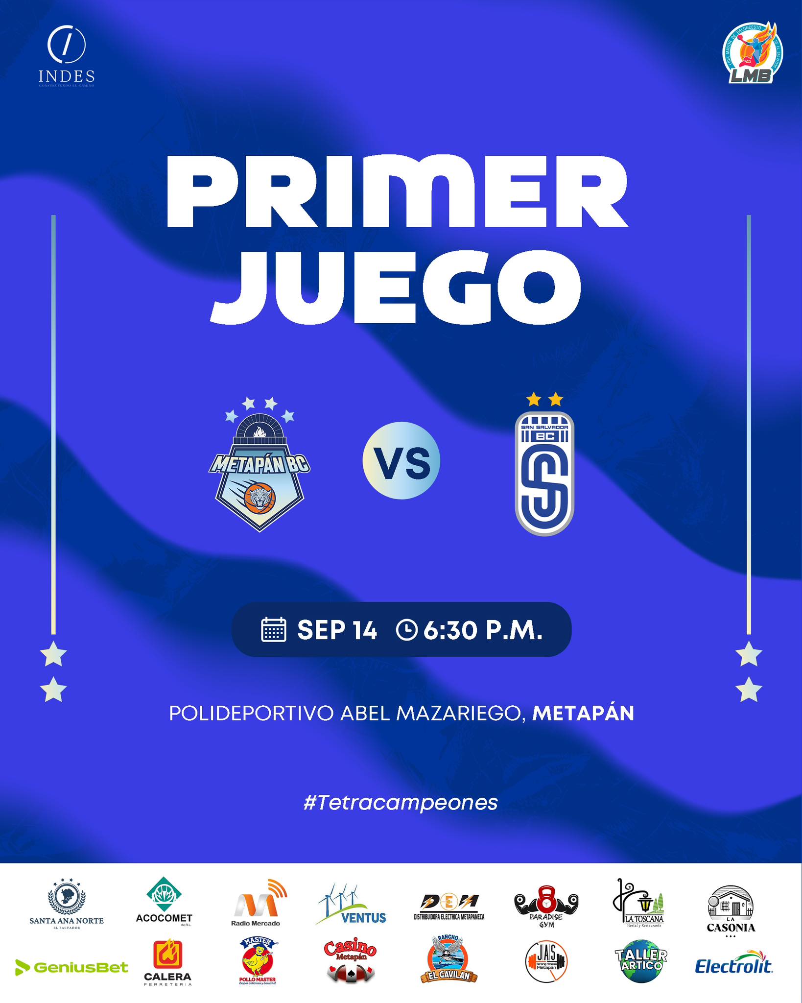 Metapán BC vs San Salvador BC