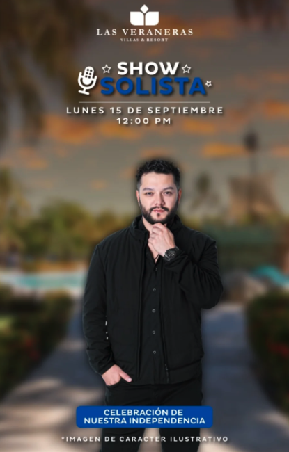 🎤 SHOW SOLISTA EN LAS VERANERAS 