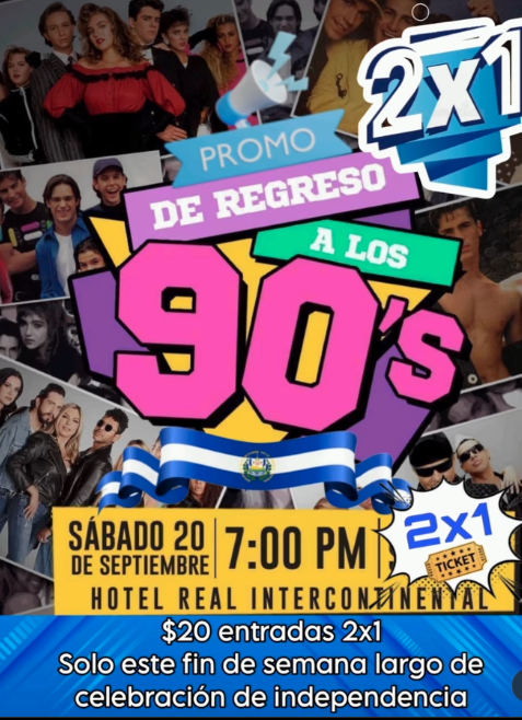 🎉 ¡Promo de regreso a los 90's! 🕺💿