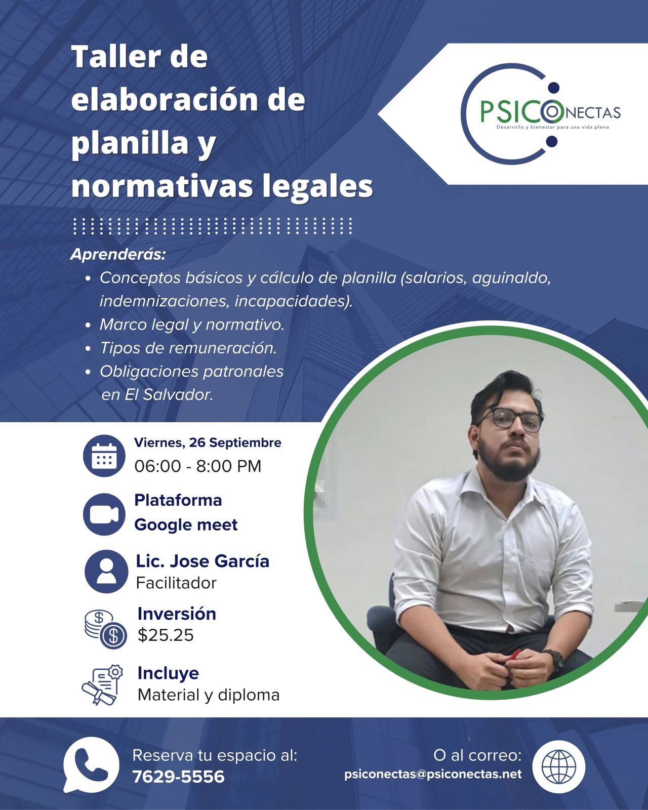 TALLER DE ELABORACIÓN ED PLANILLA Y NORMATIVAS LEGALES