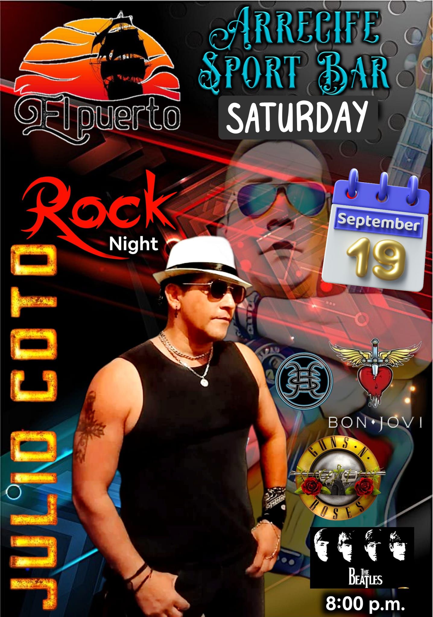 Noche de puro rock! 🎤