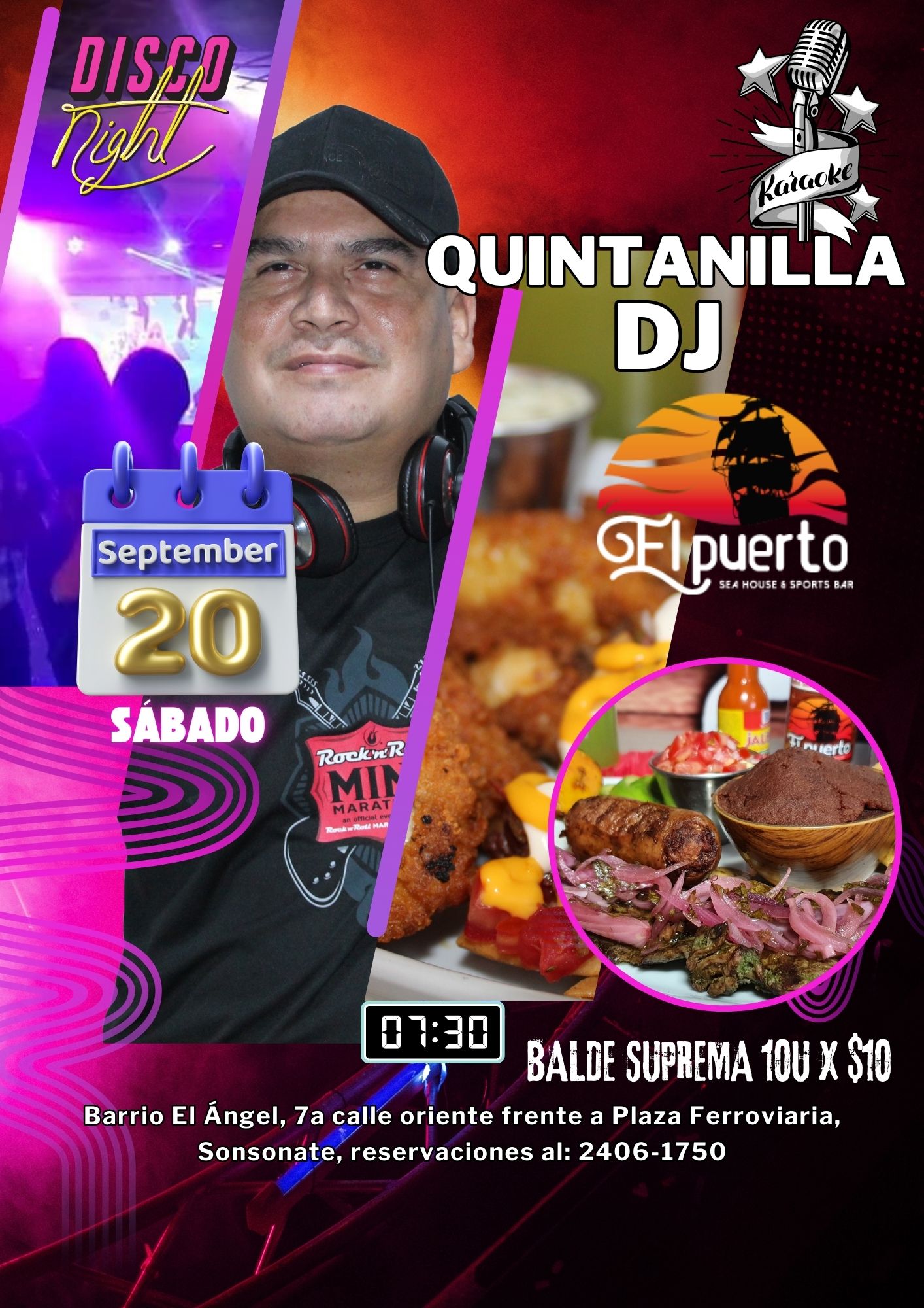 🎧 ¡Noche Disco con DJ Quintanilla! 