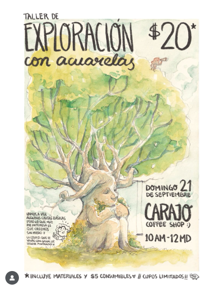 TALLER EXPLORACIÓN CON ACUARELAS