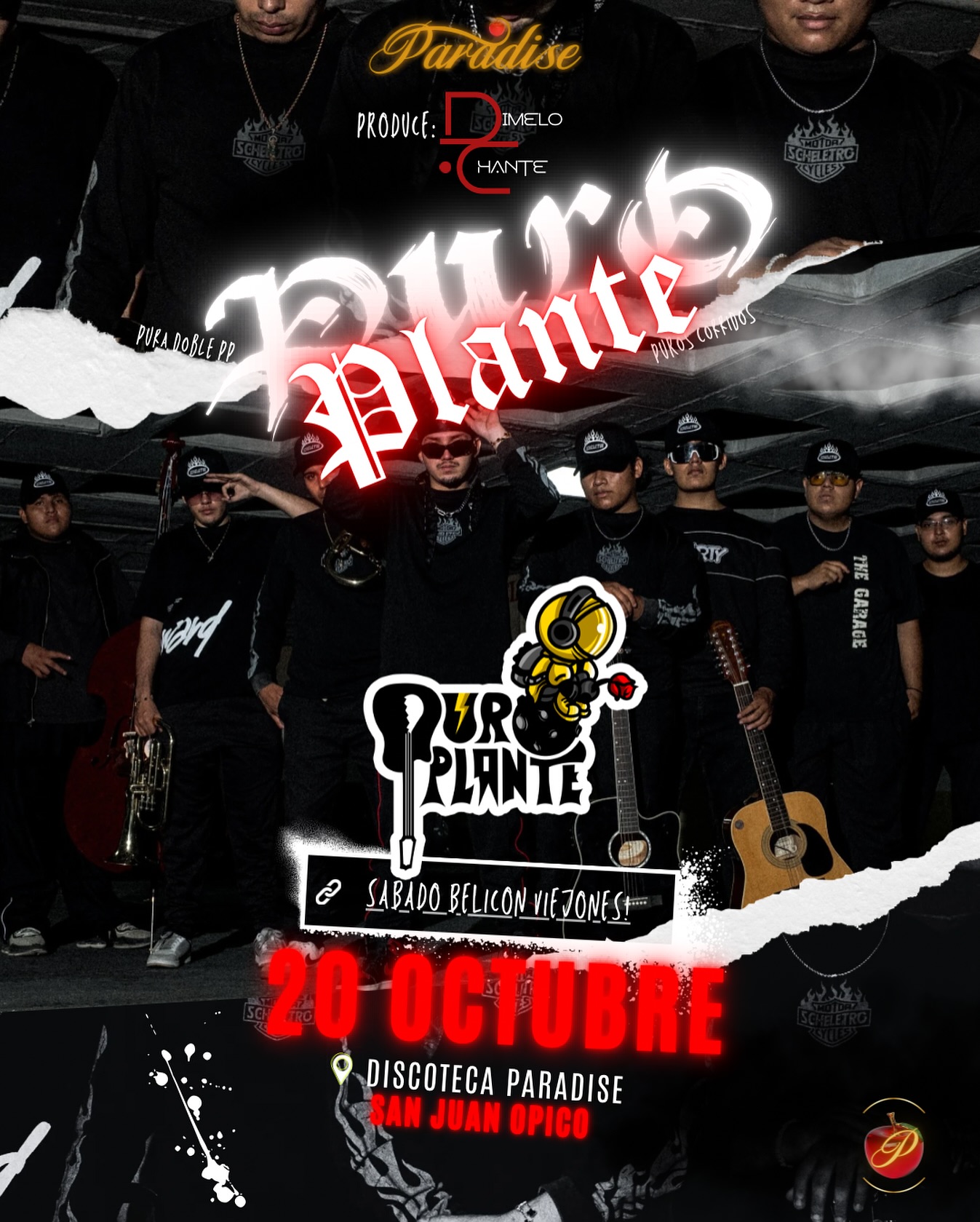 NOCHE. DE CORRIDOS CON LA BANDA PURO PLANTE