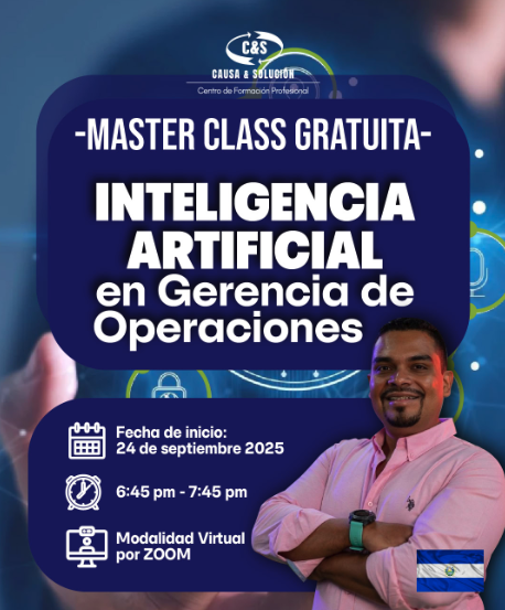 🎓 MASTER CLASS  INTELIGENCIA ARTIFICIAL en Gerencia de Operaciones 📌