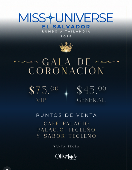 Gala de Coronación Miss Universo El Salvador 2025