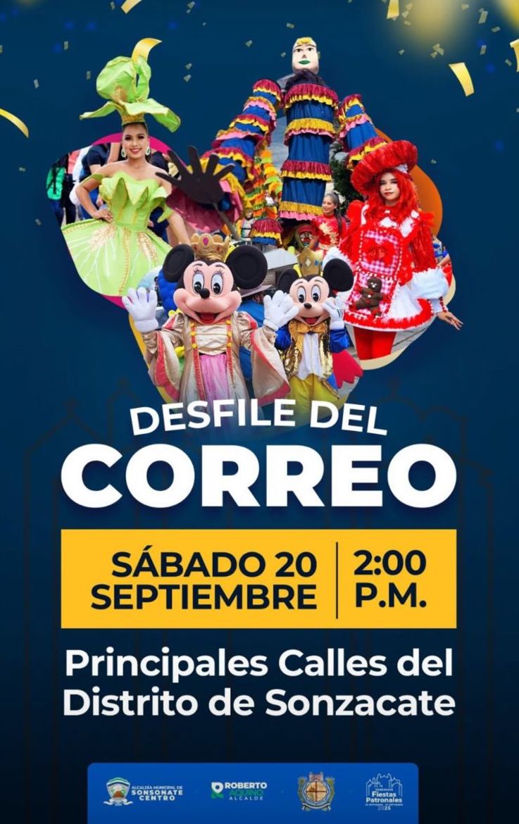 DESFILE DEL CORREO DE SONZACATE