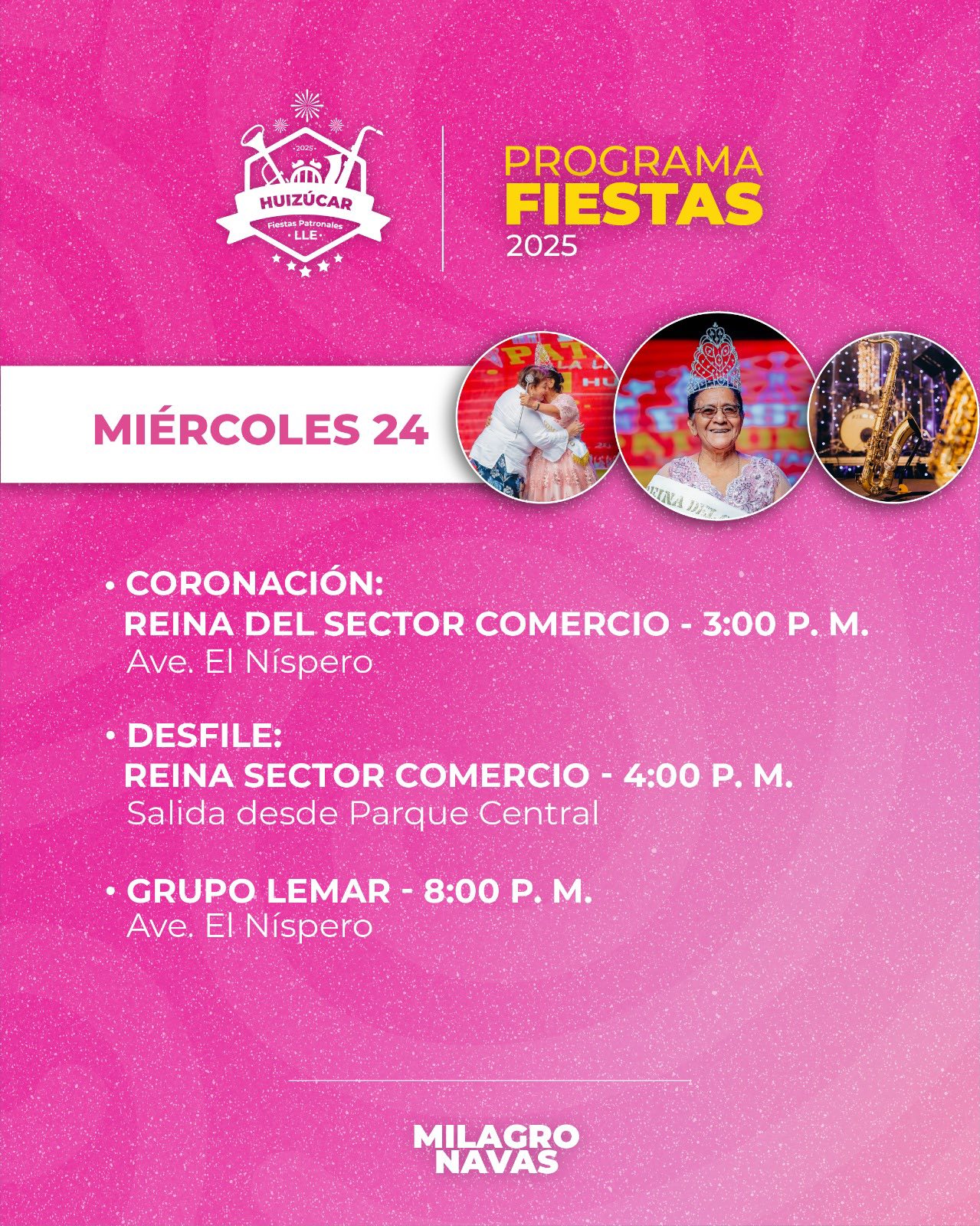 DESFILE: REINA SECTOR COMERCIO HUIZUCAR