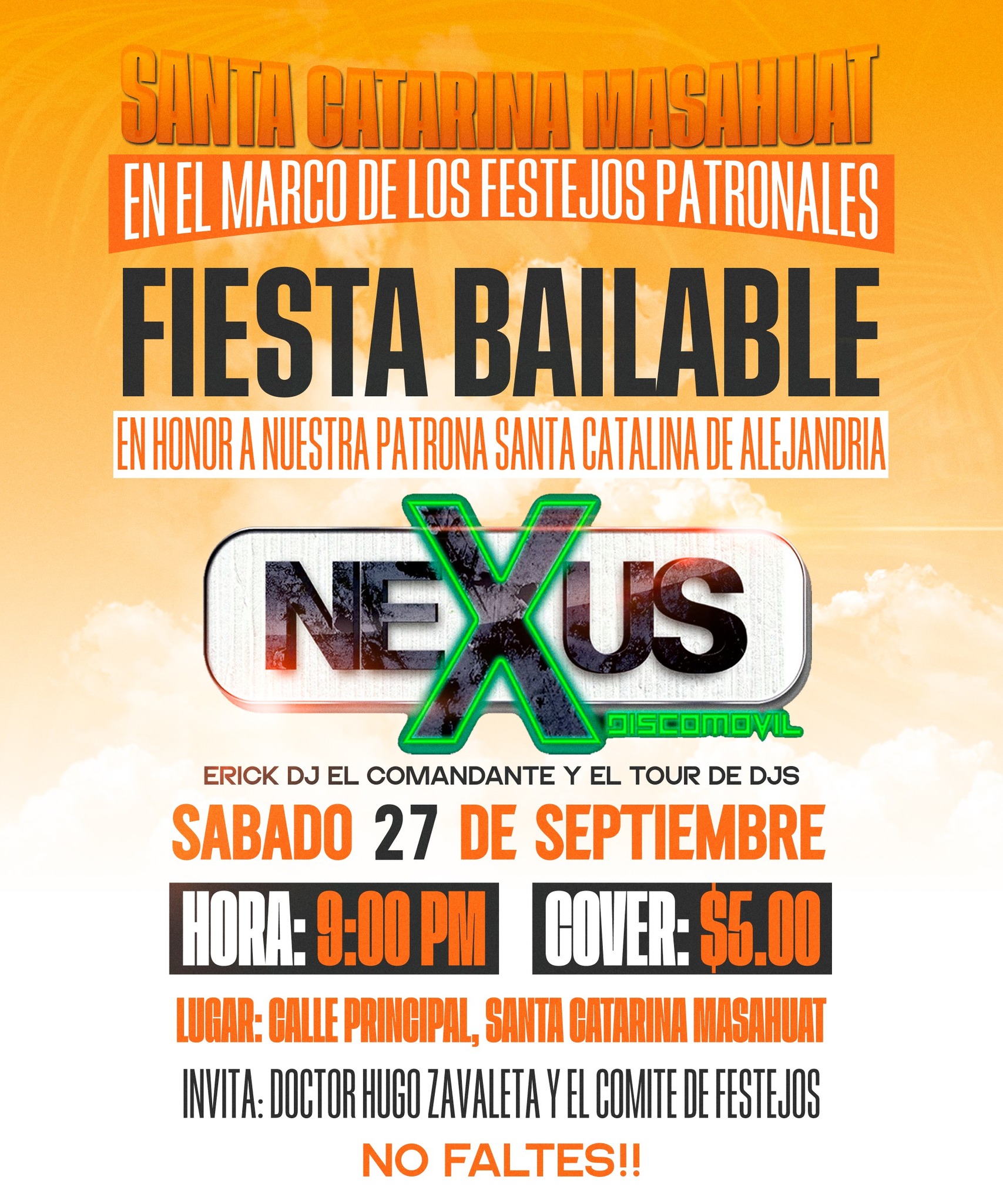 🎉 ¡Fiesta Bailable en Santa Catarina Masahuat! 🎉