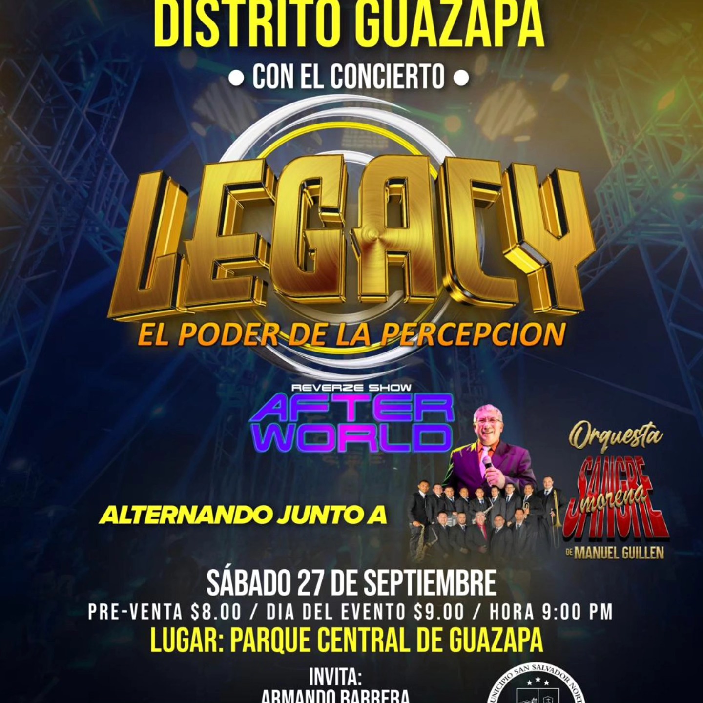 Fiesta Bailable en Distrito Guazapa 
