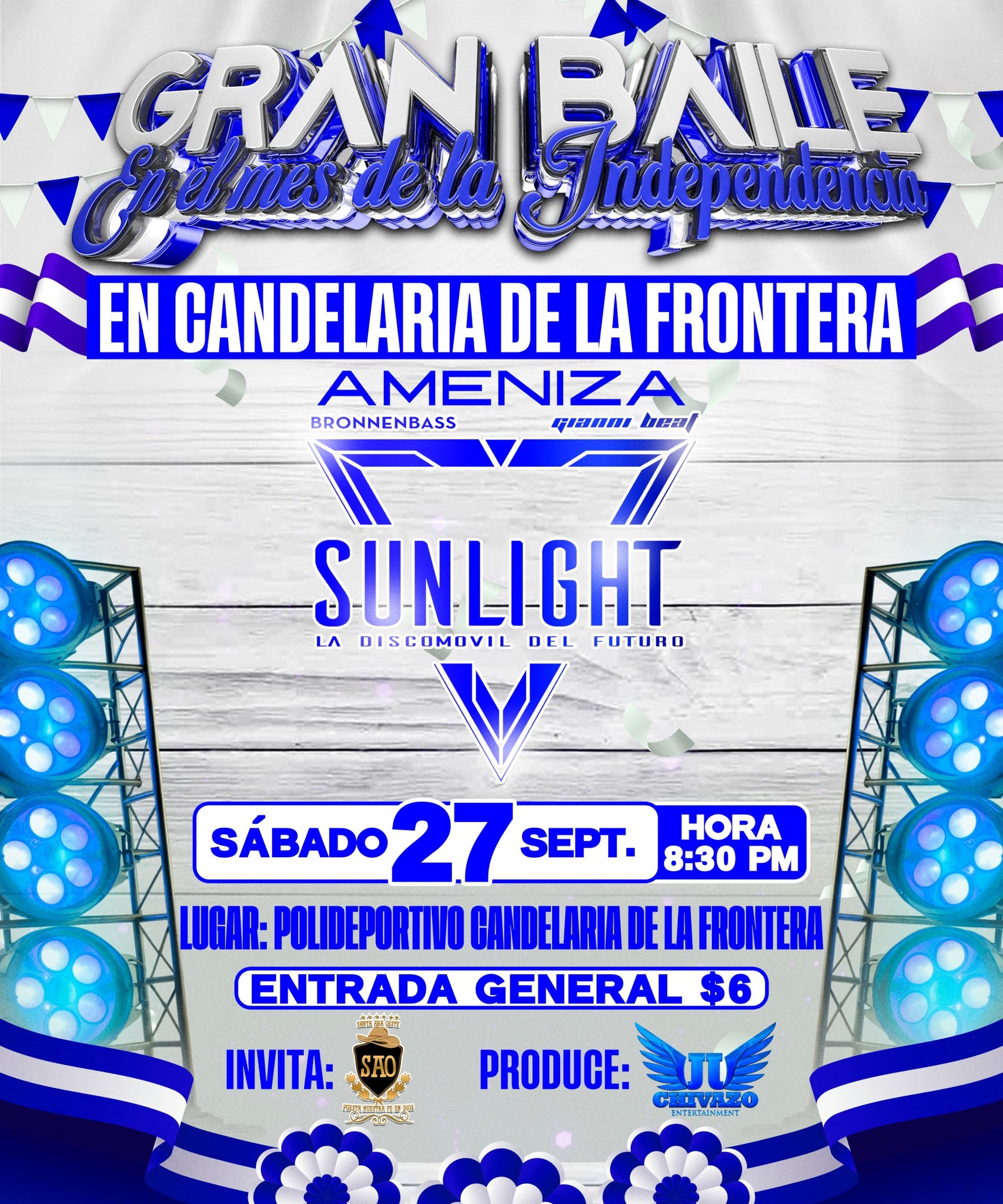 Gran Fiesta Bailable De Independencia En Candelaria De La Frontera