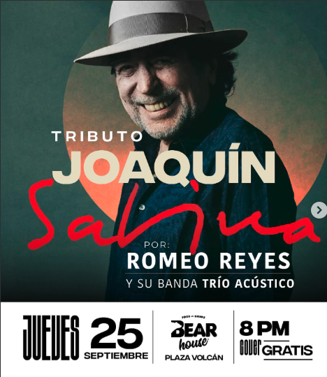 Tributo a Joaquín Sabina por Romeo Reyes & Trío Acústico 🎩