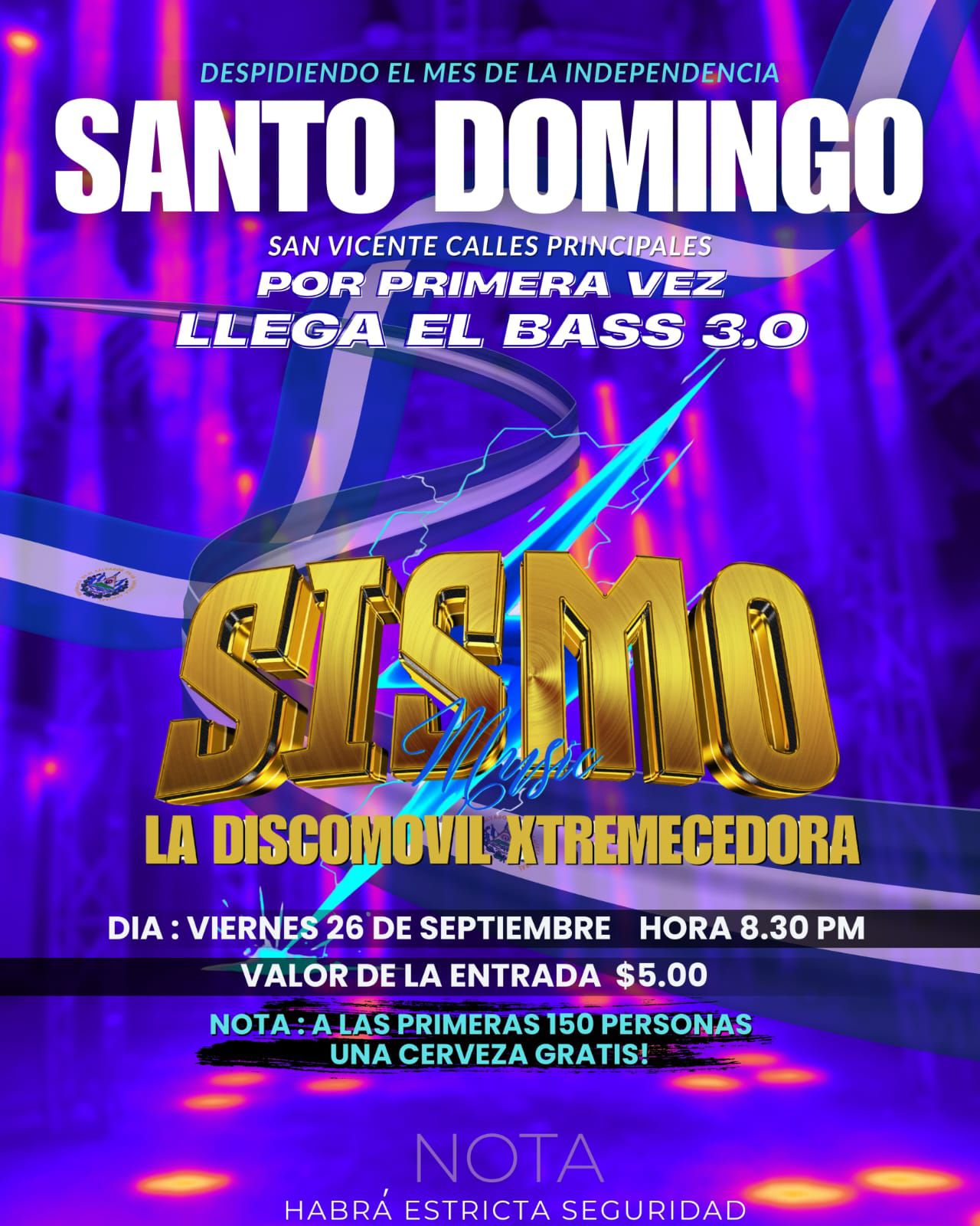 🇸🇻 ¡Santo Domingo se sacude con el BASS! 🇸🇻 🎉