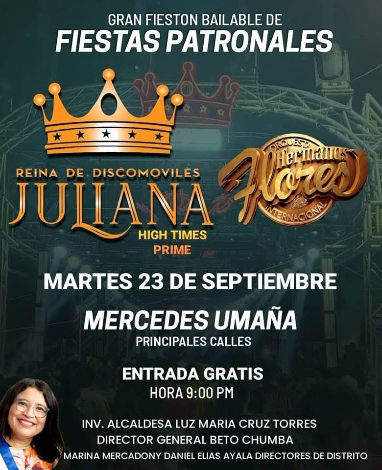 🎉 GRAN FIESTÓN BAILABLE DE FIESTAS PATRONALES 🎉 