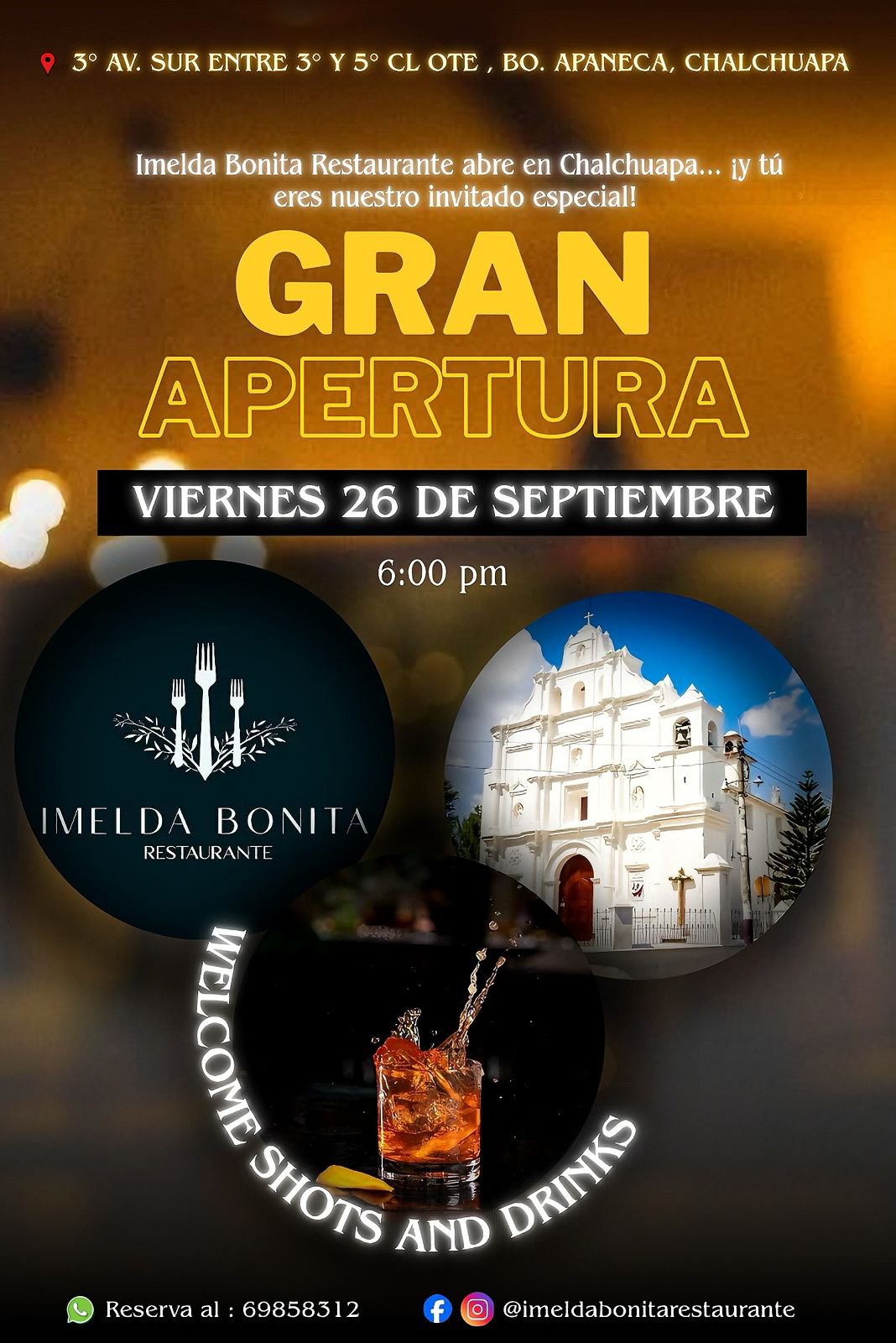 GRAN APERTURA DEL IMELDA BONITA RESTAURANTE