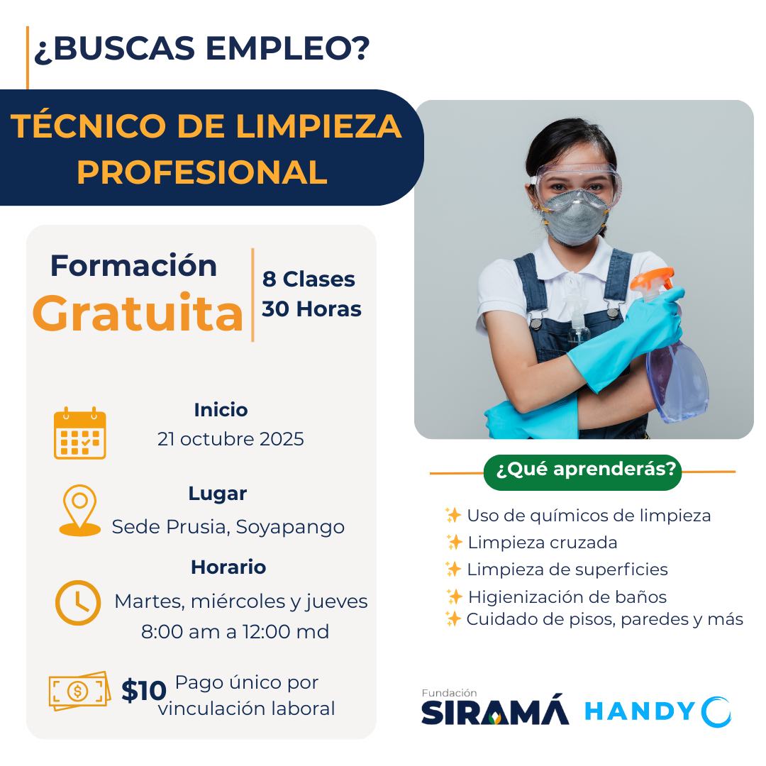 Técnico en Limpieza Profesional 