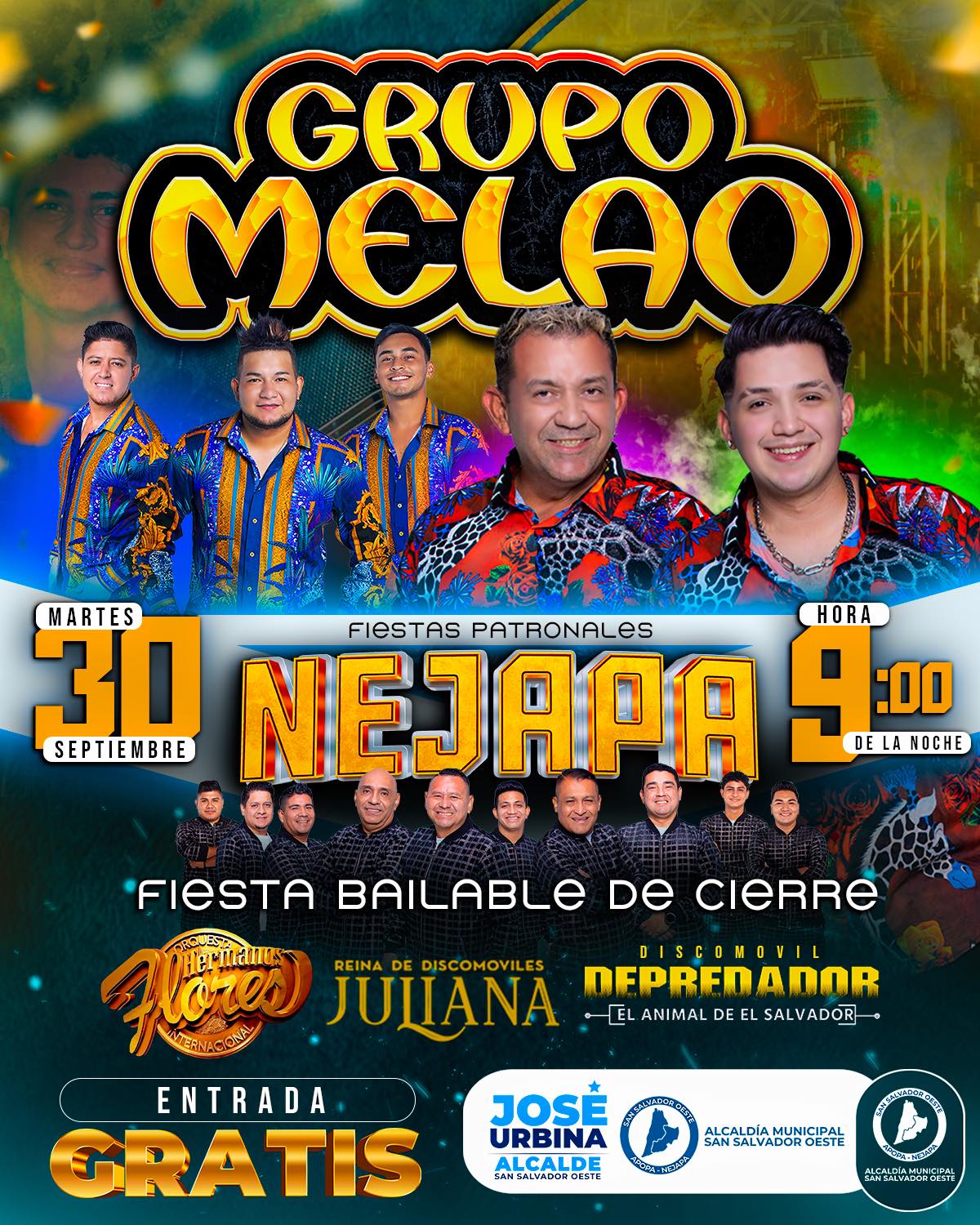 GRUPO MELAO EN FIESTAS PATRONALES DE NEJAPA