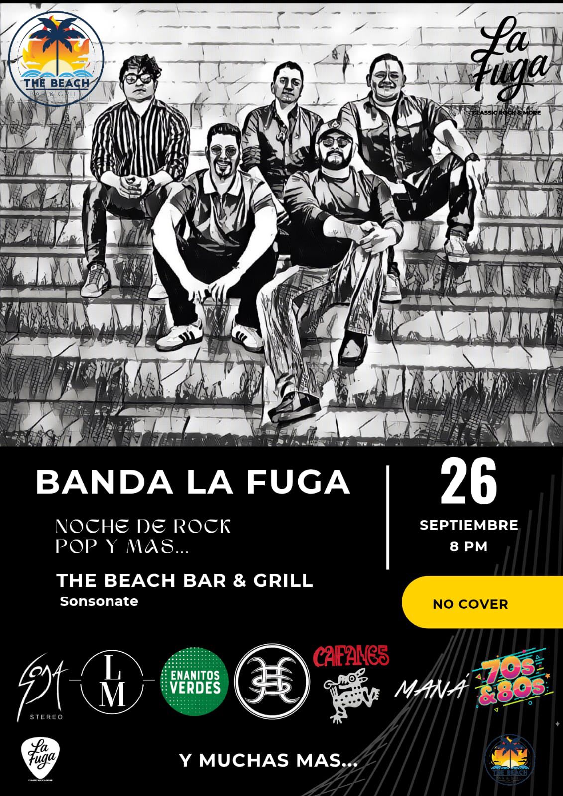 Noche explosiva de Rock & Pop 🎤