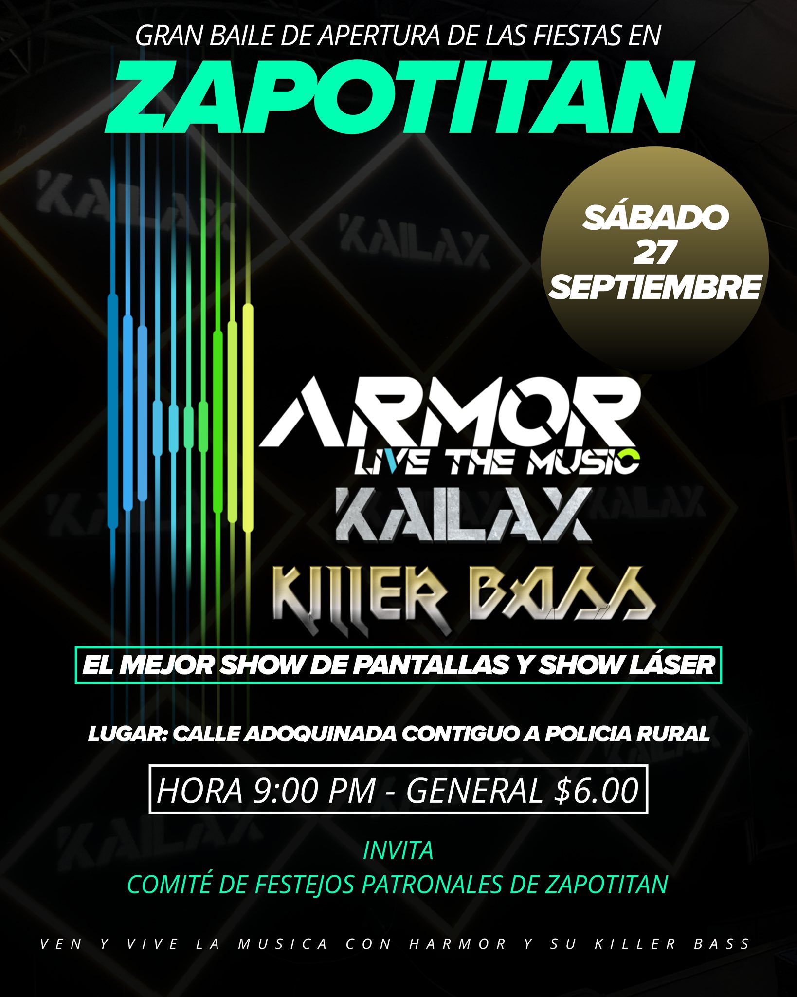 🎉 ¡Gran Baile de Apertura en Zapotitán! 🎶