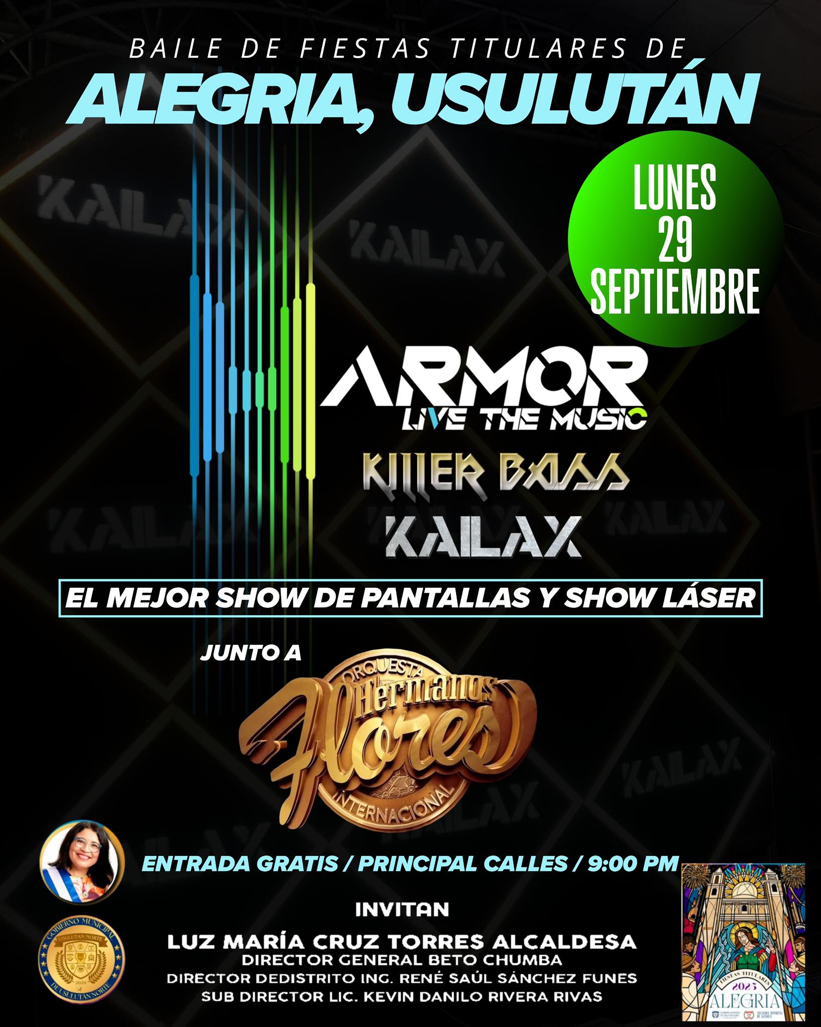 🎉 ¡Baile de Fiestas Titulares en Alegría, Usulután! 🎶