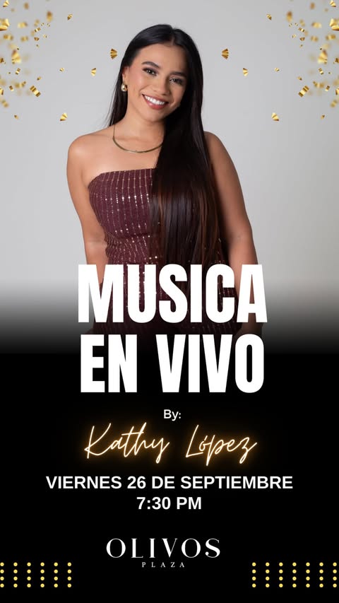 MÚSICA EN VIVO CON KATHY LÓPEZ