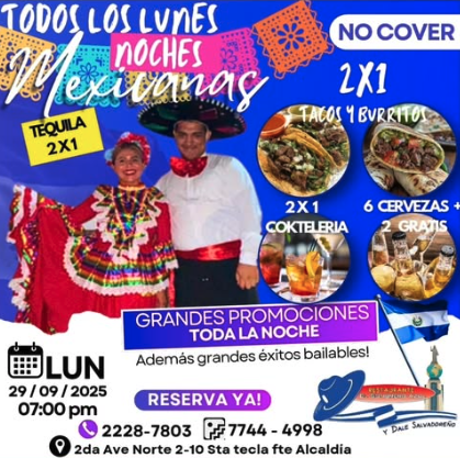 NOCHE MEXICANA EN EL SOMBRERO AZUL